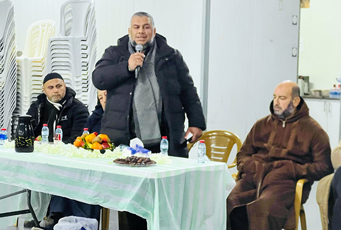 الشيخ علي الدنف ضيف اللقاء الثالث ضمن اسبوع الدعوة إستقبالاً لشهر رمضان في جلجولية 